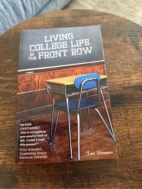 Book Living College Life in the Front Row Paperback Jon Vroman